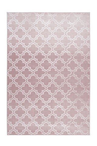 Teppich >Monroe< in Rosa, 100% Polyester - 170x120cm (LxB)