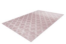 Teppich >Monroe< in Rosa, 100% Polyester - 170x120cm (LxB)