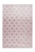 Teppich >Monroe< in Rosa, 100% Polyester - 290x200cm (LxB)