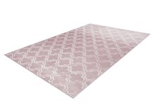 Teppich >Monroe< in Rosa, 100% Polyester - 300x80cm (LxB)