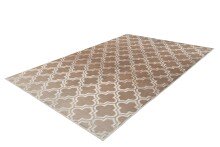 Teppich >Monroe< in Taupe, 100% Polyester - 170x120cm (LxB)