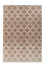 Teppich >Monroe< in Taupe, 100% Polyester -...