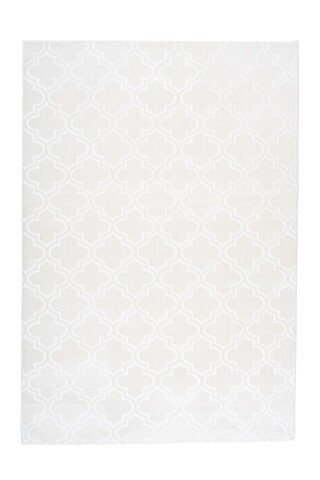 Teppich >Monroe< in Weiß, 100% Polyester - 170x120cm (LxB)