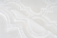 Teppich >Monroe< in Weiß, 100% Polyester - 170x120cm (LxB)