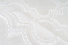 Teppich >Monroe< in Weiß, 100% Polyester - 150x80cm (LxB)