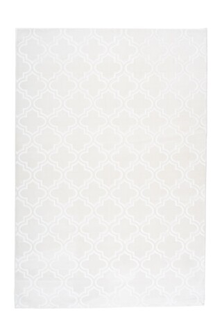 Teppich >Monroe< in Weiß, 100% Polyester - 300x80cm (LxB)