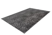 Teppich >Monroe< in Anthrazit, 100% Polyester - 170x120cm (LxB)
