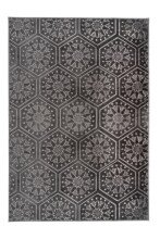 Teppich >Monroe< in Anthrazit, 100% Polyester -...