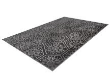 Teppich >Monroe< in Anthrazit, 100% Polyester - 150x80cm (LxB)