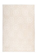 Teppich >Monroe< in Creme, 100% Polyester -...