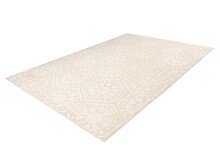 Teppich >Monroe< in Creme, 100% Polyester - 230x160cm (LxB)
