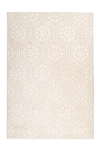 Teppich >Monroe< in Creme, 100% Polyester -...