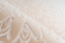 Teppich >Monroe< in Creme, 100% Polyester - 300x80cm (LxB)