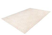 Teppich >Monroe< in Creme, 100% Polyester - 300x80cm (LxB)