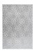 Teppich >Monroe< in Grau / Blau, 100% Polyester - 300x80cm (LxB)