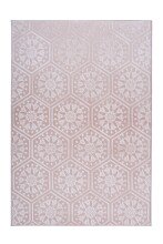 Teppich >Monroe< in Rosa, 100% Polyester -...
