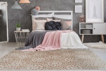 Teppich >Monroe< in Taupe, 100% Polyester - 290x200cm (LxB)
