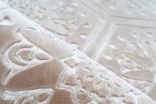Teppich >Monroe< in Taupe, 100% Polyester - 290x200cm (LxB)