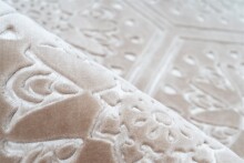 Teppich >Monroe< in Taupe, 100% Polyester - 150x80cm (LxB)