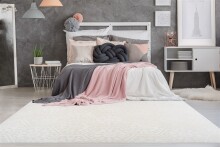 Teppich >Monroe< in Weiß, 100% Polyester -...
