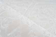 Teppich >Monroe< in Weiß, 100% Polyester - 150x80cm (LxB)