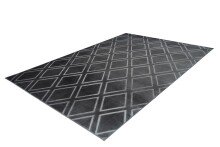 Teppich >Monroe< in Anthrazit, 100% Polyester - 230x160cm (LxB)