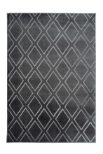 Teppich >Monroe< in Anthrazit, 100% Polyester -...