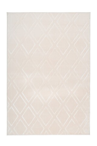 Teppich >Monroe< in Creme, 100% Polyester - 170x120cm (LxB)