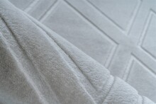 Teppich >Monroe< in Grau / Blau, 100% Polyester - 230x160cm (LxB)