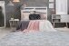 Teppich >Monroe< in Grau / Blau, 100% Polyester - 150x80cm (LxB)