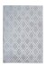 Teppich >Monroe< in Grau / Blau, 100% Polyester - 150x80cm (LxB)