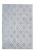 Teppich >Monroe< in Grau / Blau, 100% Polyester - 300x80cm (LxB)
