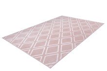 Teppich >Monroe< in Rosa, 100% Polyester - 170x120cm (LxB)