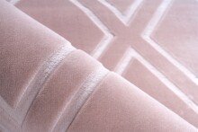Teppich >Monroe< in Rosa, 100% Polyester - 290x200cm (LxB)