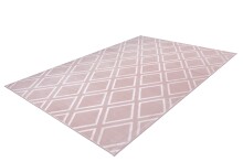 Teppich >Monroe< in Rosa, 100% Polyester - 150x80cm (LxB)