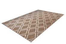 Teppich >Monroe< in Taupe, 100% Polyester - 170x120cm (LxB)
