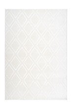 Teppich >Monroe< in Weiß, 100% Polyester -...