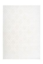 Teppich >Monroe< in Weiß, 100% Polyester -...