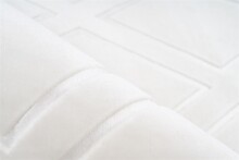 Teppich >Monroe< in Weiß, 100% Polyester - 300x80cm (LxB)