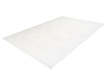 Teppich >Monroe< in Weiß, 100% Polyester - 300x80cm (LxB)