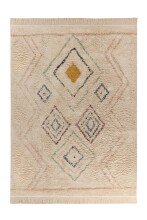 Teppich >Mylen< in Creme / Multi, 100% Baumwolle -...