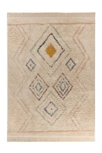 Teppich >Mylen< in Creme / Multi, 100% Baumwolle -...
