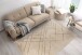 Teppich >Mylen< in Creme / Braun, 100% Baumwolle - 230x160cm (LxB)