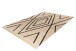 Teppich >Mylen< in Creme / Schwarz, 100% Baumwolle - 170x120cm (LxB)