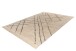 Teppich >Mylen< in Creme / Schwarz, 100% Baumwolle - 170x120cm (LxB)