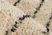 Teppich >Mylen< in Creme / Schwarz, 100% Baumwolle - 170x120cm (LxB)