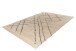Teppich >Mylen< in Creme / Schwarz, 100% Baumwolle - 150x80cm (LxB)