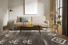 Teppich >Naila< in Grau, 100% Polypropylen - 150x80cm (LxB)