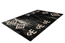 Teppich >Naila< in Schwarz, 100% Polypropylen - 170x120cm (LxB)