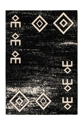 Teppich >Naila< in Schwarz, 100% Polypropylen - 230x160cm (LxB)
